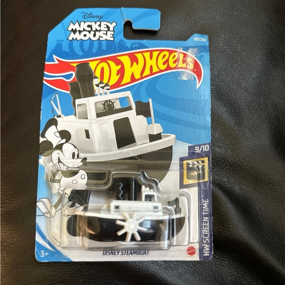 Mickey Mouse Disney Steamboat HW Screen Time 9/10 Hot Wheels
